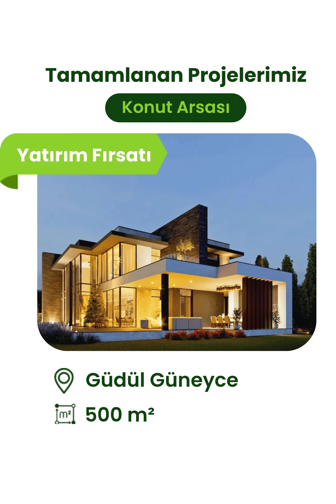 Güdül Güneyce Yatırım Arsası