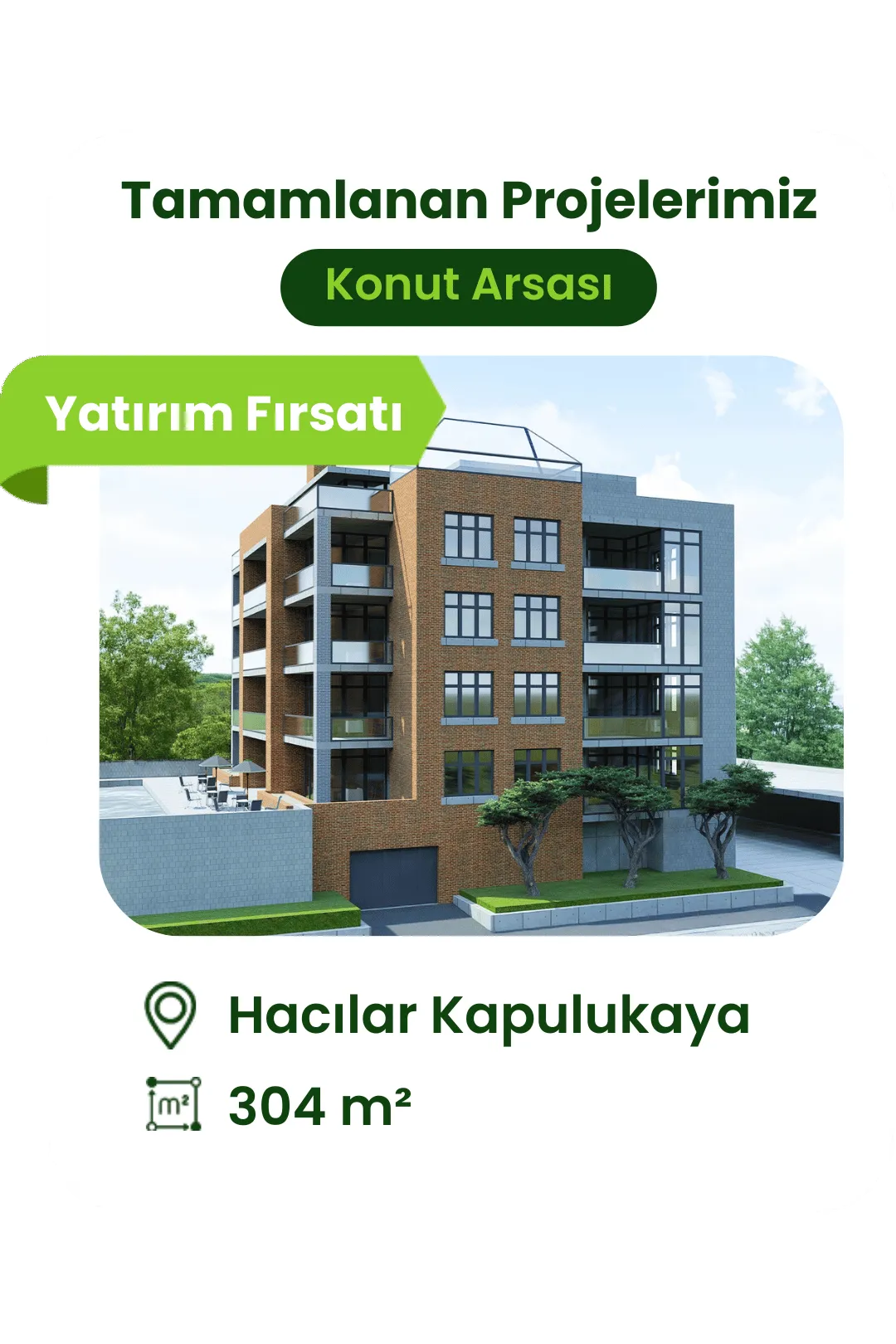 Hacılar Kapulukaya Yatırım Arsası